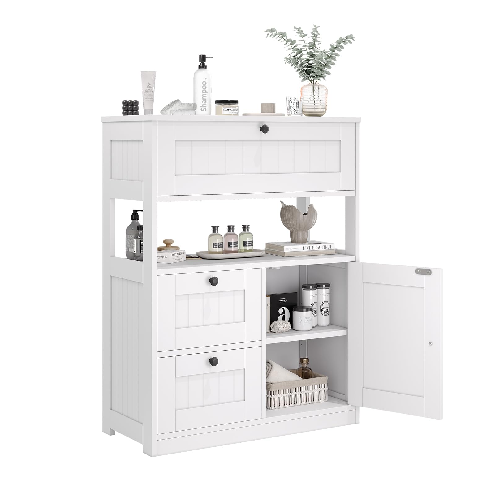 White1-Three-Drawers-One-Door-01